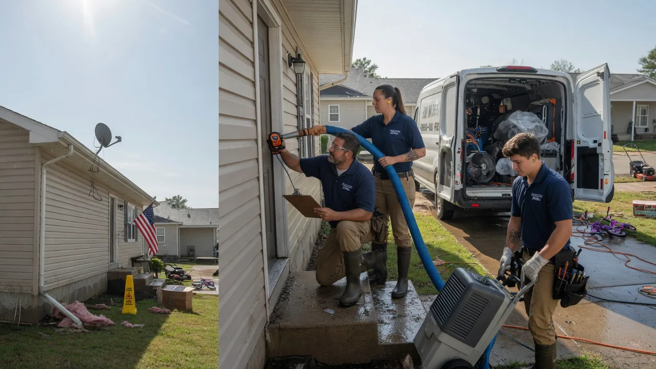 Ceiling Water Damage Restoration in Manchester, OH near me